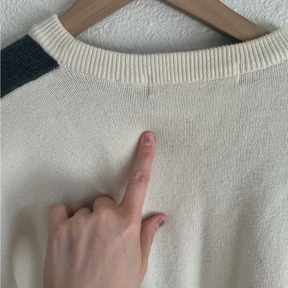 VTG John Ashford Golf Sweater XL Argyle Pattern Grandpa 90s Embroidered Preppy - Picture 15 of 16